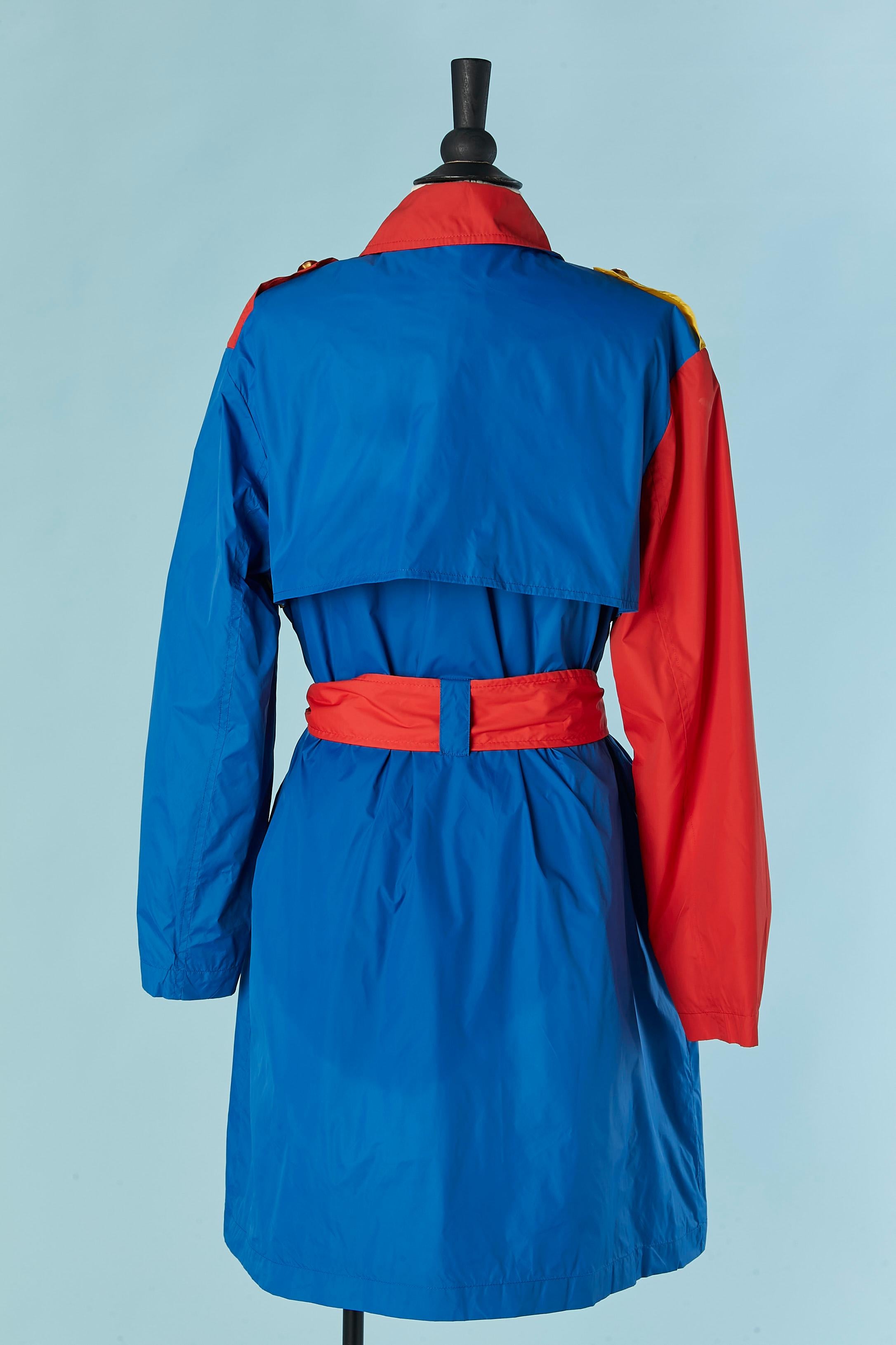 Trench in nylon multicolore JC DE CASTELBAJAC in vendita 1