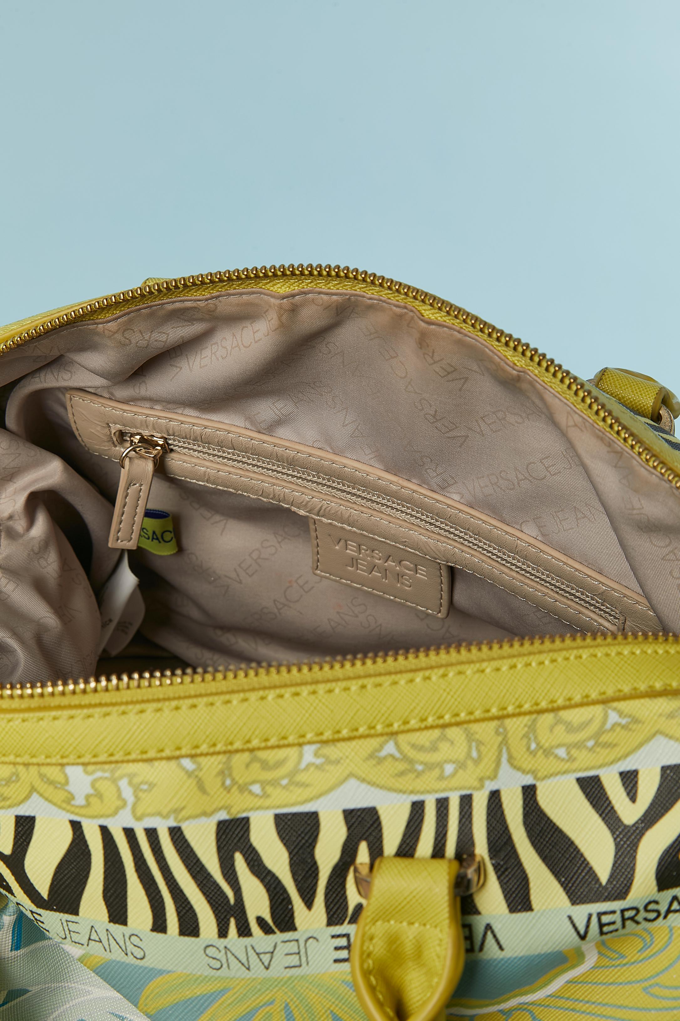Borsa stampata con manico superiore VERSACE JEANS in vendita 1