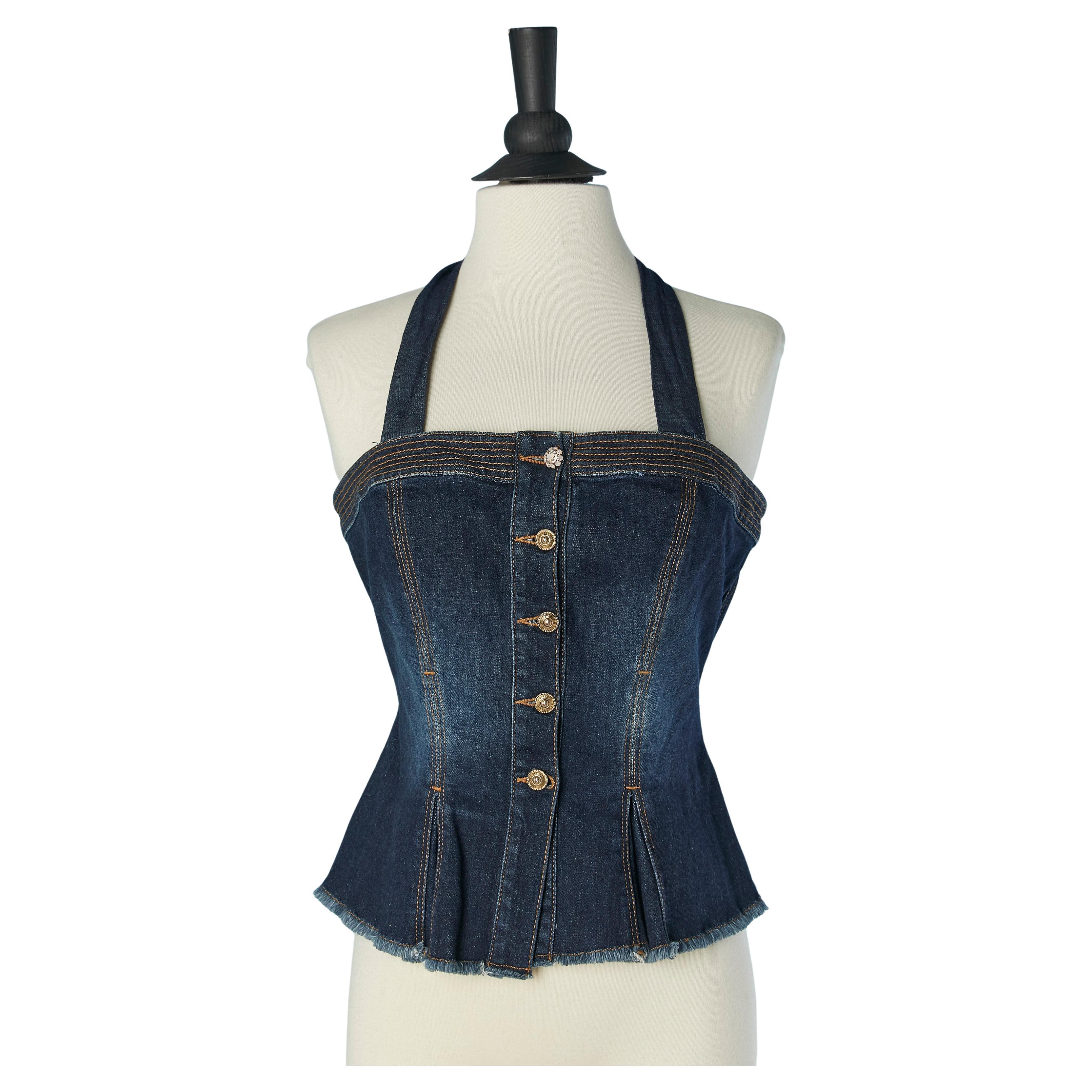 Bustier vaquero VERSACE JEANS COUTURE en venta