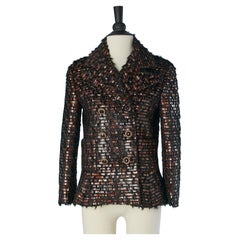 Giacca doppiopetto in tessuto Les Metiers d'Art Paris -Hambourg Chanel