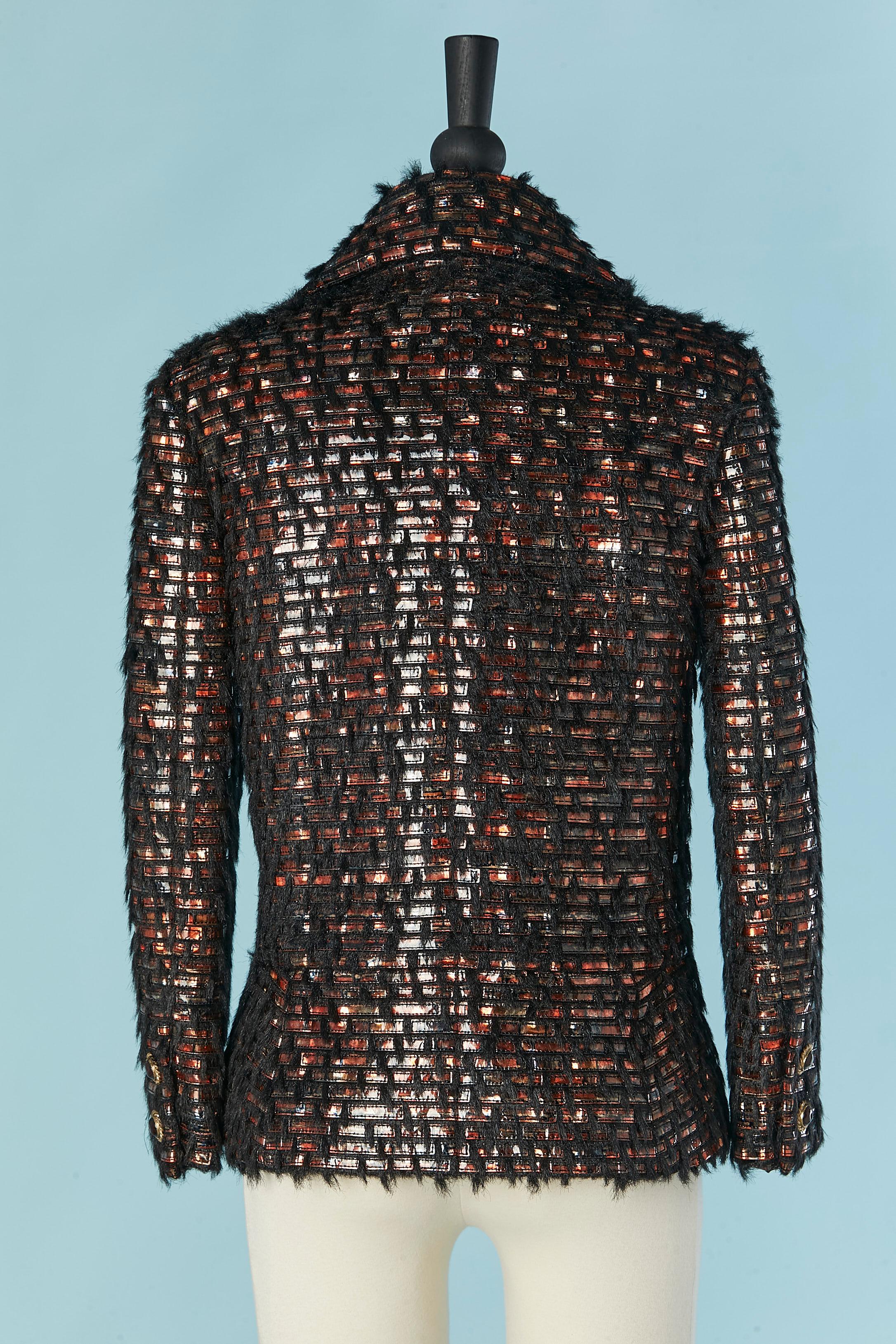 Giacca doppiopetto in tessuto Les Metiers d'Art Paris -Hambourg Chanel in vendita 2