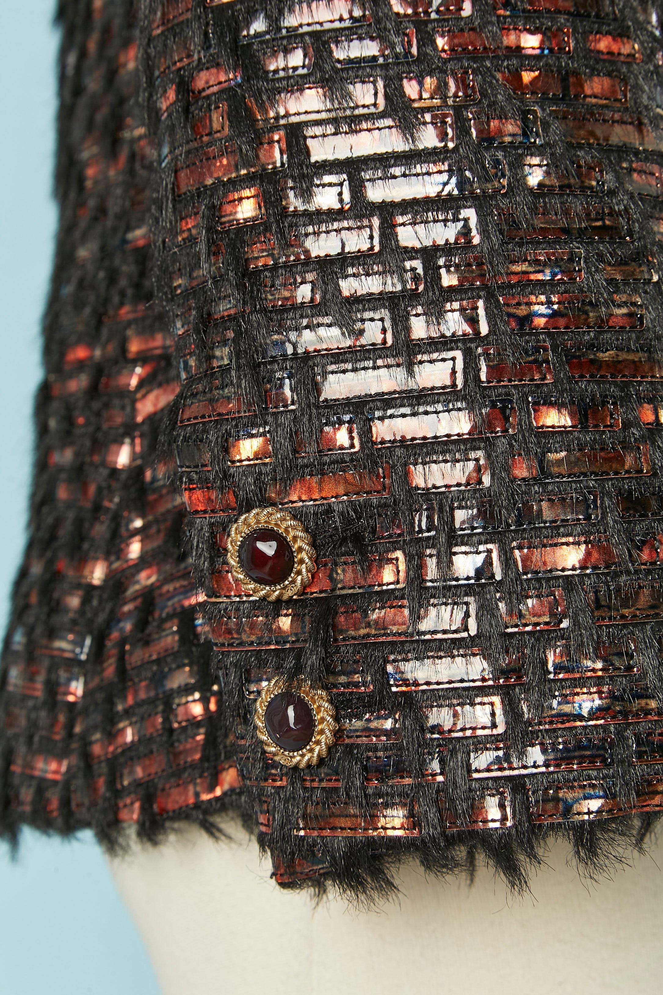 Donna Giacca doppiopetto in tessuto Les Metiers d'Art Paris -Hambourg Chanel in vendita