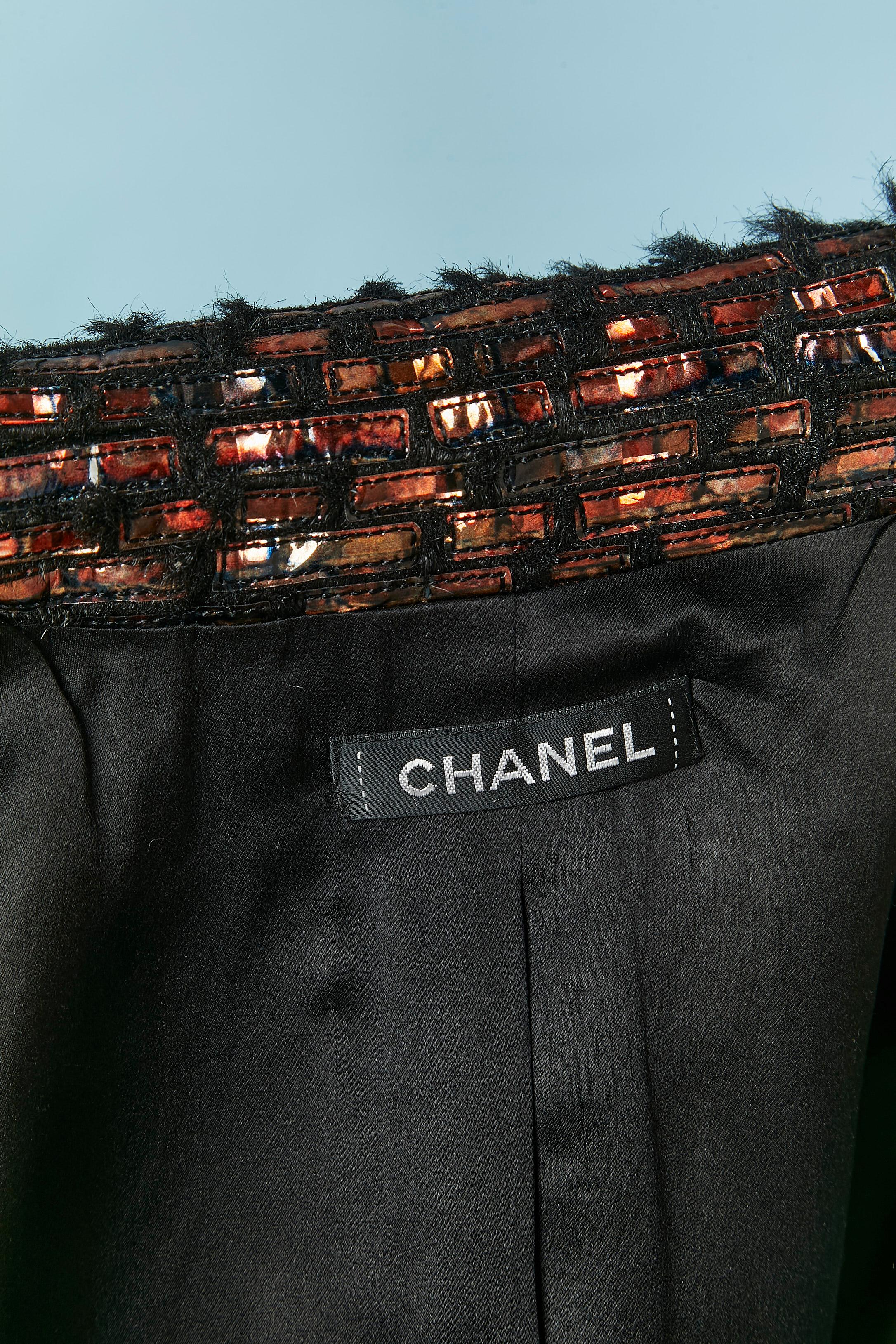 Giacca doppiopetto in tessuto Les Metiers d'Art Paris -Hambourg Chanel in vendita 6
