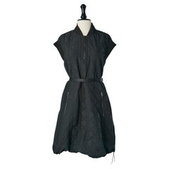 Abito nero senza maniche con motivo cannage cloqué  CHRISTIAN DIOR SS 2024