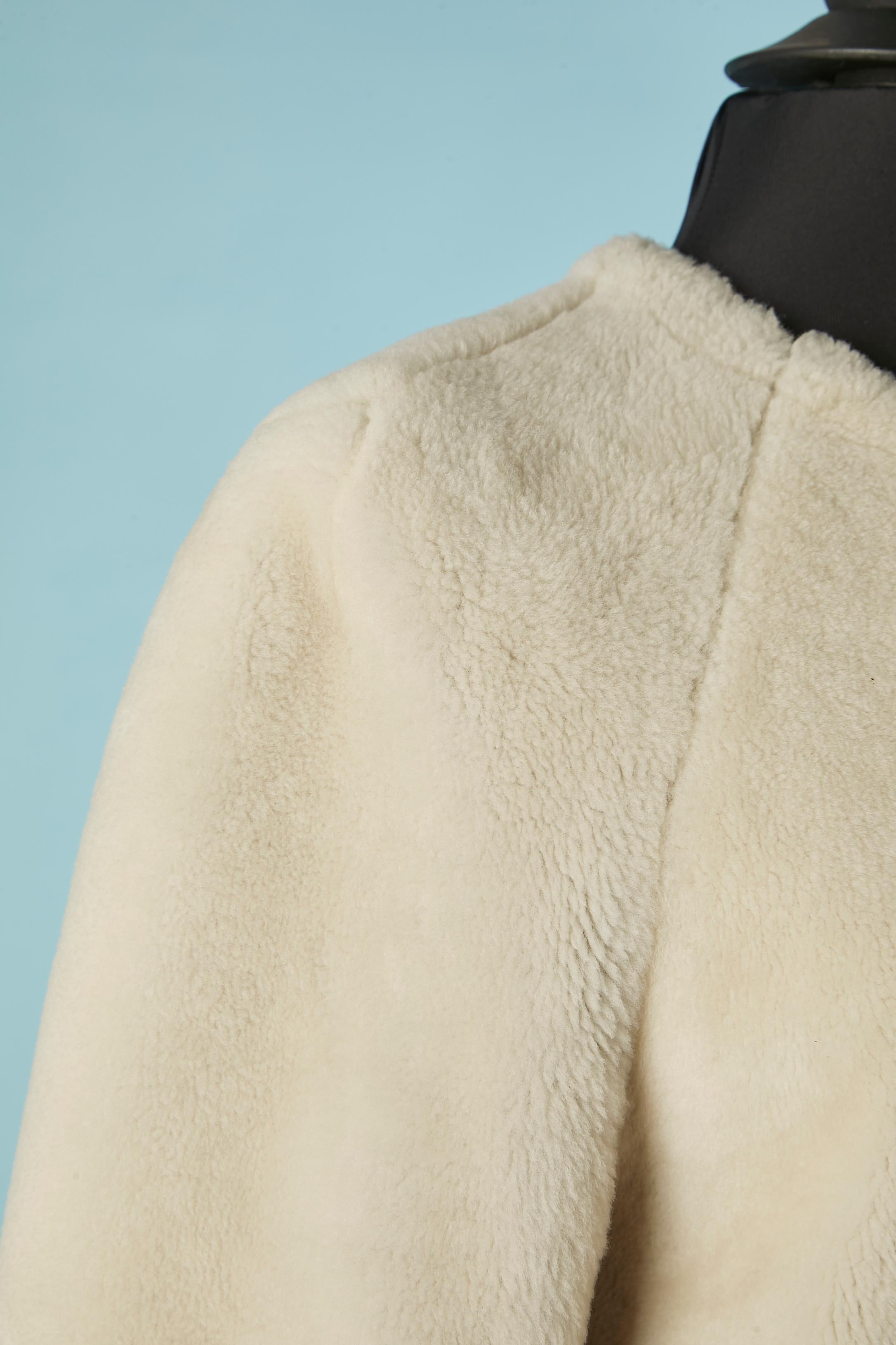 Cappotto in shearling bianco sporco GUCCI In condizioni ottime in vendita a Saint-Ouen-Sur-Seine, FR