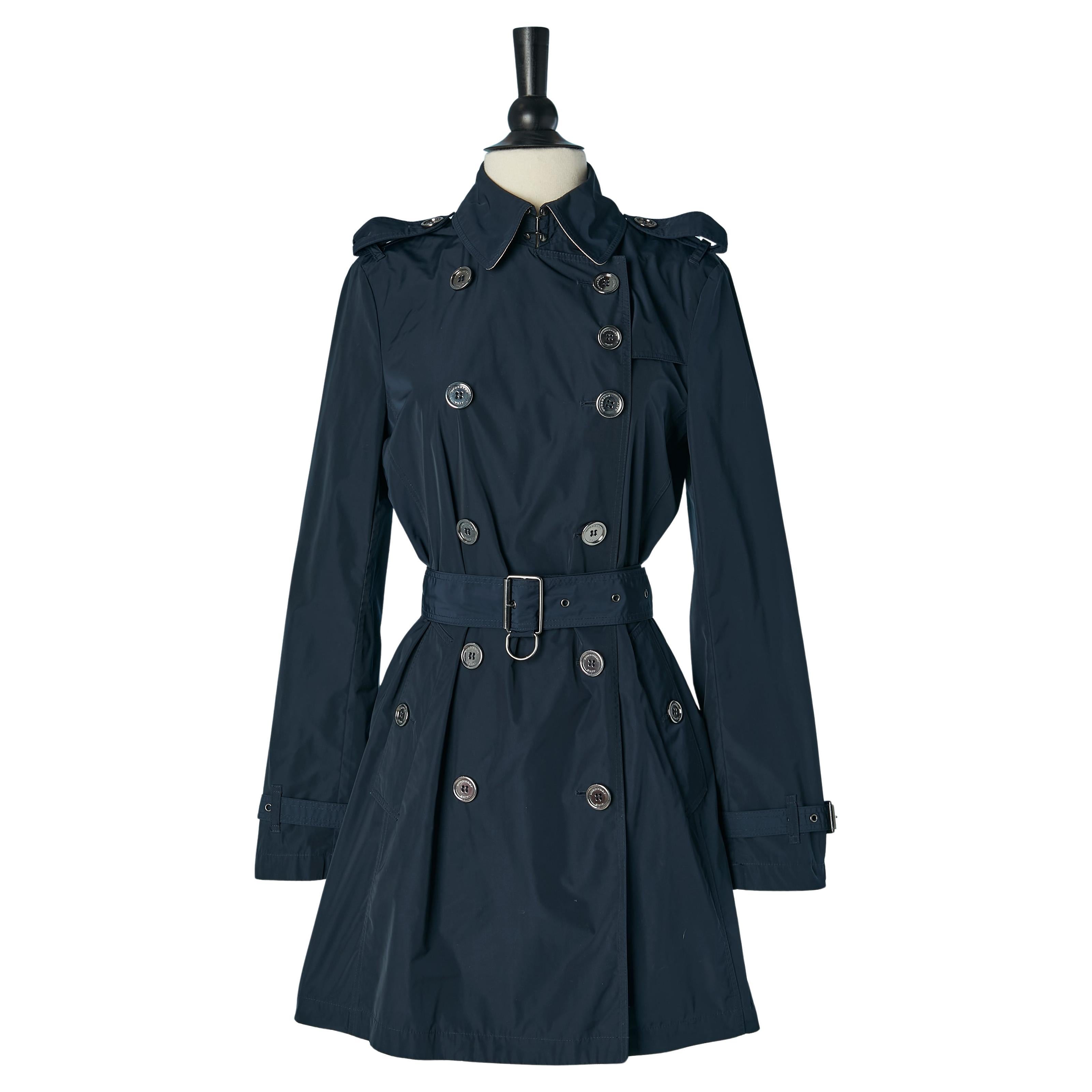 Trench-coat bleu marine BURBERRY BRIT