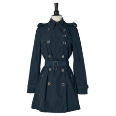 Trench-coat bleu marine BURBERRY BRIT