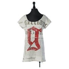 Printed cotton tee-shirt GALLIANO