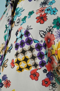 Chemise en polyester imprimée LOVE MOSCHINO