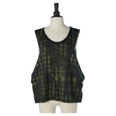 Printed sleeveless tee-shirt JOHN GALLIANO
