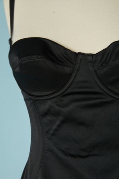 Black lingerie bustier dress JEAN-PAUL GAULTIER for La Redoute