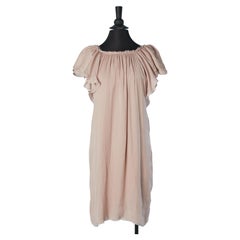 Puderrosa Kleid von LANVIN, entworfen von ALBER ELBAZ, Frühjahr/Sommer 2008