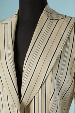 Single breasted striped jacket CHRISTIAN DIOR by John Galliano SS2006