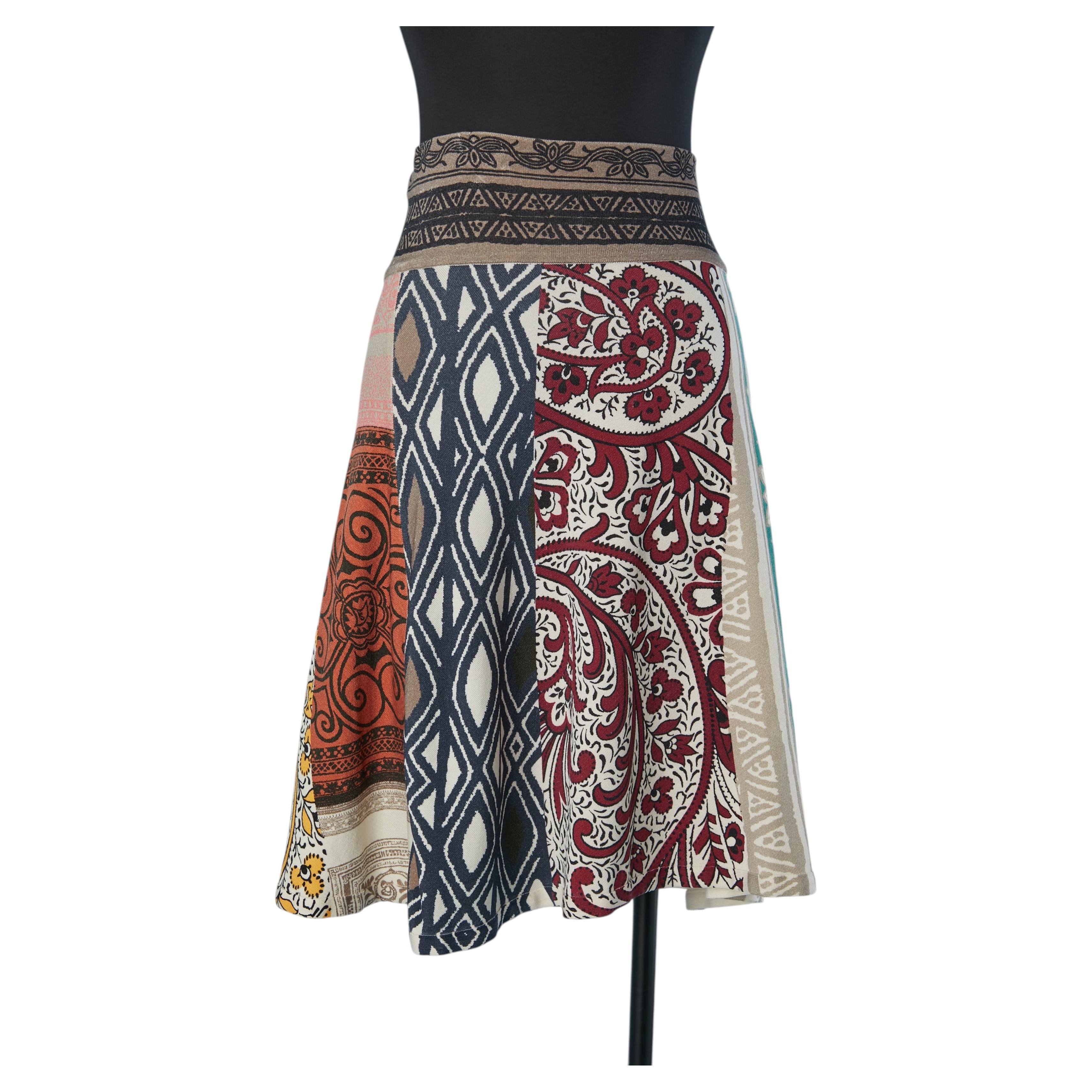 Silk printed skirt ETRO For Sale
