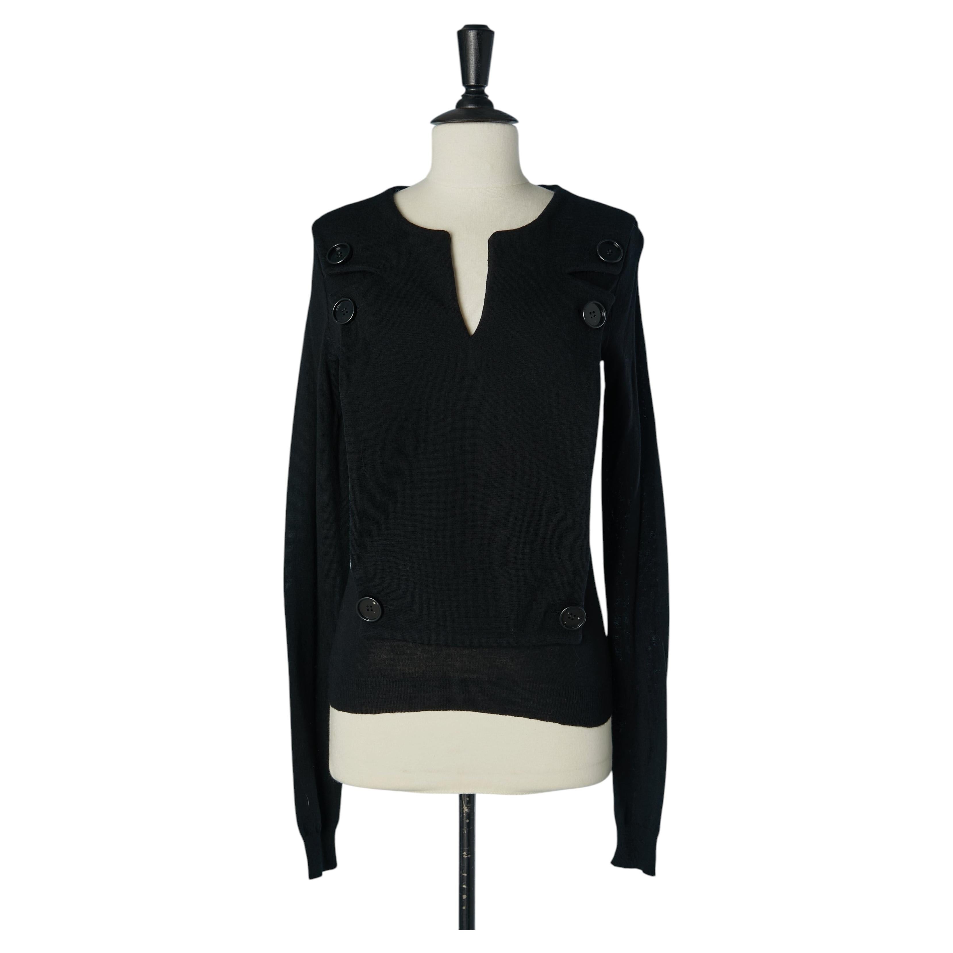 Maglione nero di lana BALENCIAGA