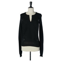 Pull en laine noir BALENCIAGA
