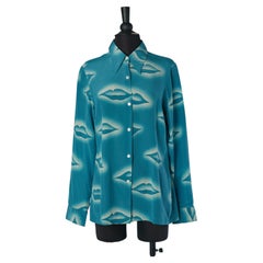 Bedrucktes Seidenhemd von DRIES VAN NOTEN