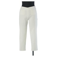 White cotton Piqué short pant CHRISTIAN DIOR