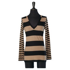 Black and brown striped sweater SONIA RYKIEL