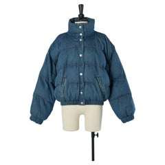 Denim down jacket CHANEL