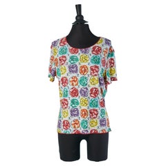 Printed Camellia tee-shirt CHANEL