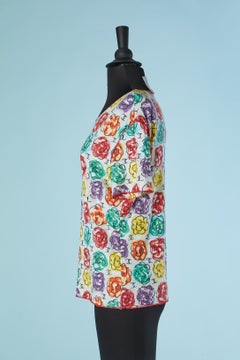 Printed Camellia tee-shirt CHANEL