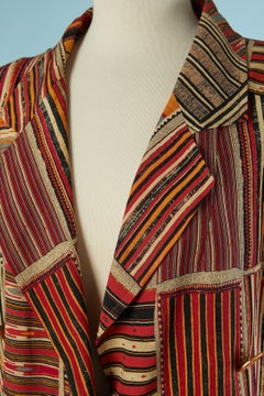 Printed blazer with gold metal button CHRISTIAN LACROIX