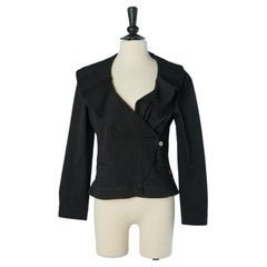 Black cotton double breasted jacket CHRISTIAN LACROIX JEANS