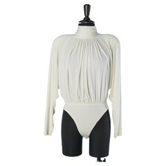 Body en jersey blanc cassé LA PERLA