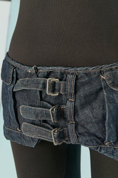 Denim belt with buckle closure GAULTIER JEANS