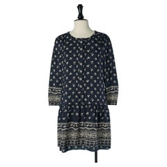 Silk printed dress BURBERRY BRIT