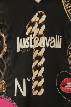 Printed lycra jersey mini dress JUST CAVALLI
