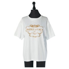 T-shirt en coton blanc « Bride de Gala » HERMÈS