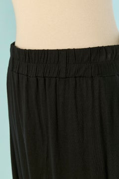Sarouel court en rayonne noire MM6 Maison Margiela