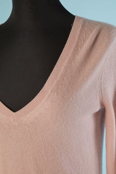 Pale pink cashmere sweater BURBERRY BRIT