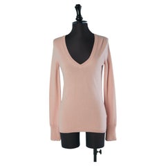 Pale pink cashmere sweater BURBERRY BRIT
