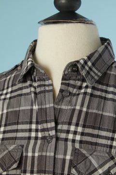 Cotton shirt with check pattern BURBERRY BRIT
