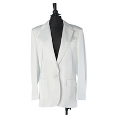 Weißes Oversize-Einreiher-Jackett von ALEXANDRE VAUTHIER