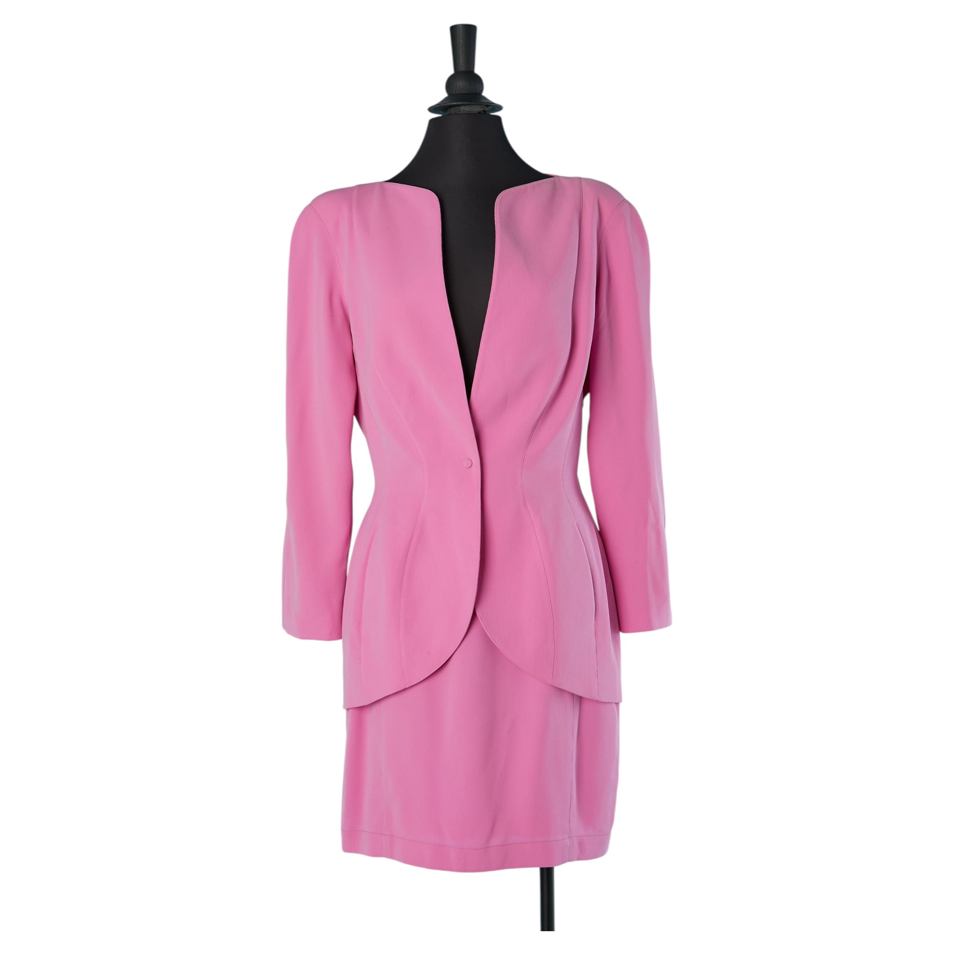 Pink skirt -suit THIERRY MUGLER For Sale