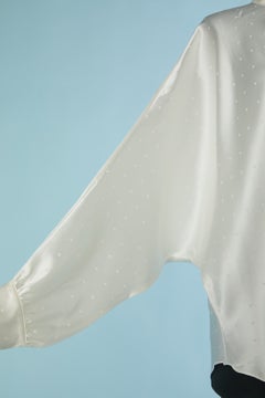 Off-white silk blouse with Polka dots pattern ALEXANDRE VAUTHIER COUTURE