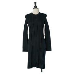 Abito in jersey di cotone nero JEAN-PAUL GAULTIER JEANS