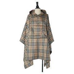 Raincoat poncho with check pattern BURBERRY London