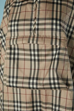 Raincoat poncho with check pattern BURBERRY London