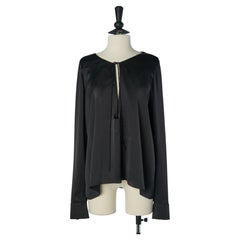 Black silk blouse ALEXANDRE VAUTHIER Couture