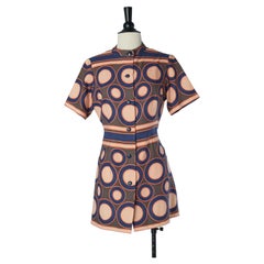 Printed mini dress PIERRE CARDIN
