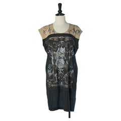 Printed and dévoré jersey dress BALENCIAGA