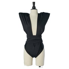 Combinaison en lycra noir ALEXANDRE VAUTHIER