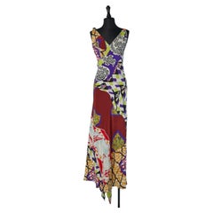 Long printed silk evening dress CHRISTIAN LACROIX