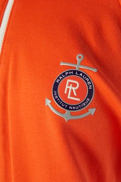 Chaqueta deportiva de algodón naranja de RALPH LAUREN