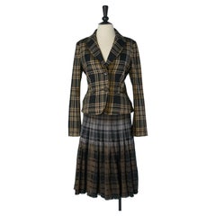 Check wool skirt-suit Bottega Veneta